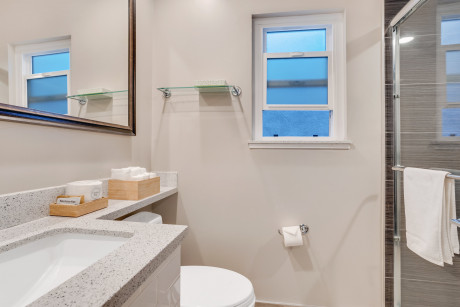 1 King Bed Bathroom - Non Smoking